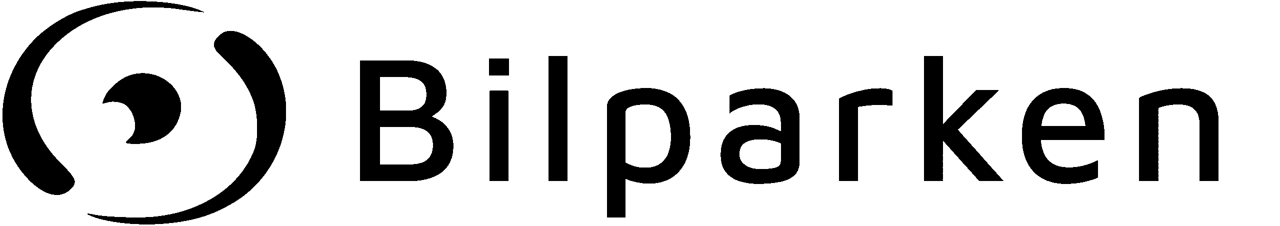 Bilparken logotyp svart - version 2